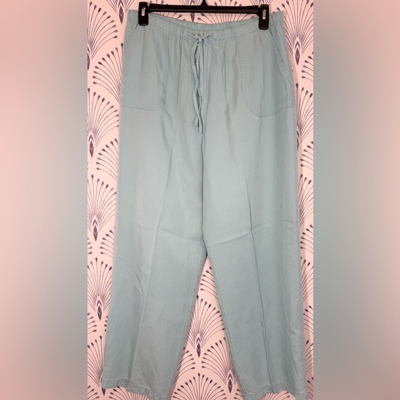 JM Collection Light Blue Pants - Picture 1 of 5